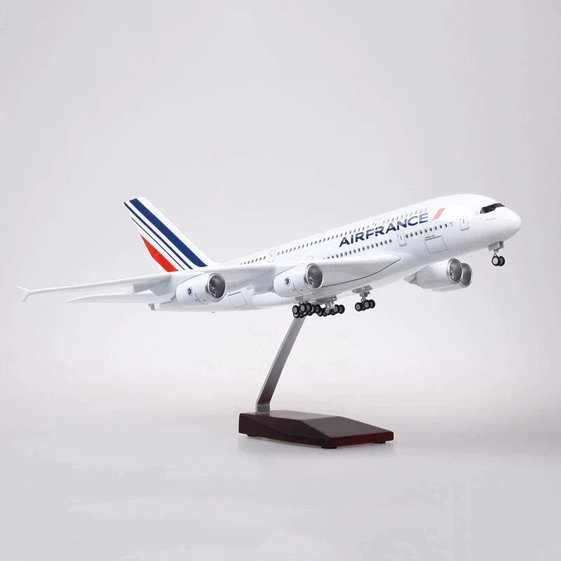 Model "A380-800" AirFrance 50.5CM- With Lights, Sound Control - NiceStore 